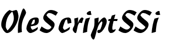 OleScriptSSi Regular.ttf