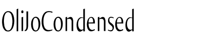 OliJoCondensed Regular.ttf
