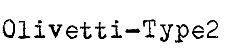 Olivetti Type2 Regular.ttf