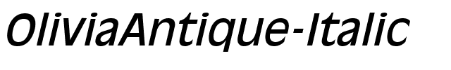 OliviaAntique Italic.ttf