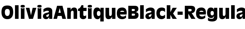 OliviaAntiqueBlack Regular.ttf