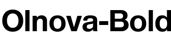 Olnova-Bold Regular.ttf