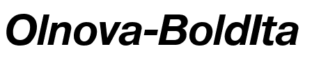 Olnova-BoldIta Regular.ttf