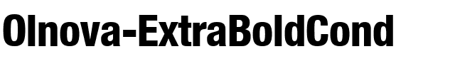 Olnova-ExtraBoldCond Regular.ttf