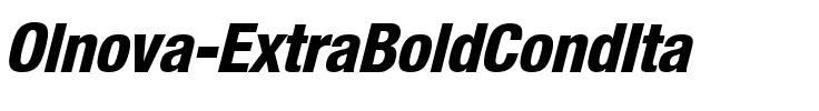 Olnova-ExtraBoldCondIta Regular.ttf