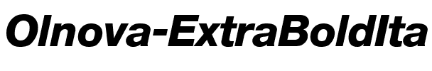 Olnova-ExtraBoldIta Regular.ttf