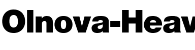 Olnova-Heavy Regular.ttf