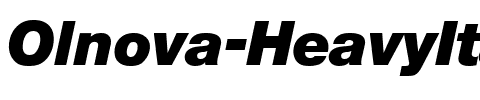 Olnova-HeavyIta Regular.ttf