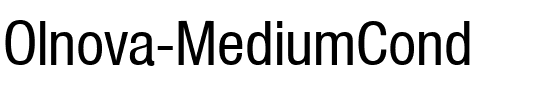 Olnova-MediumCond Regular.ttf
