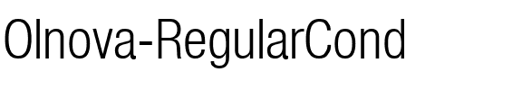 Olnova-RegularCond Regular.ttf