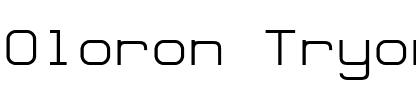 Oloron Tryout Regular.ttf