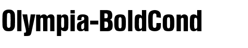 Olympia-BoldCond Regular.ttf