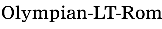 Olympian LT Regular.ttf