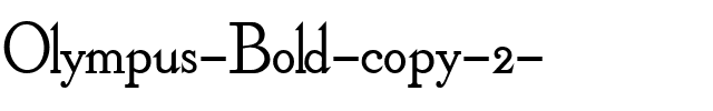 Olympus Bold.ttf