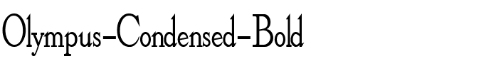 Olympus-Condensed Bold.ttf