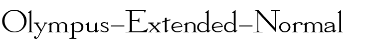 Olympus-Extended Normal.ttf