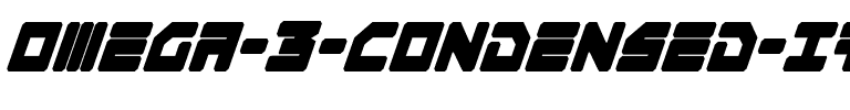 Omega-3 Condensed Italic Condensed Italic.ttf