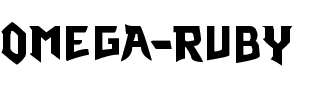 Omega Ruby Regular.otf