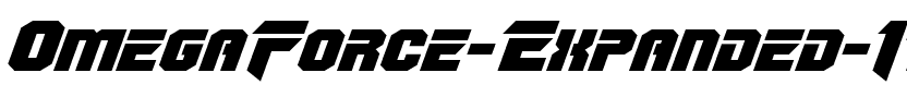 OmegaForce Expanded Italic Expanded Italic.ttf