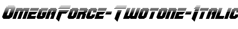 OmegaForce Twotone Italic Italic.ttf