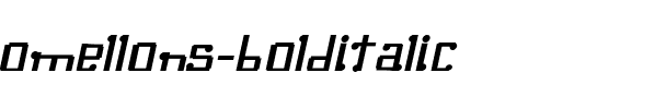 Omellons BoldItalic.ttf