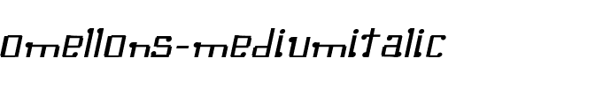 Omellons MediumItalic.ttf