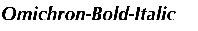 Omichron Bold Italic Regular.ttf