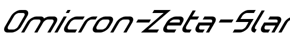 Omicron Zeta Slant Regular.ttf
