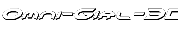 Omni Girl 3D Italic 3D Italic.ttf