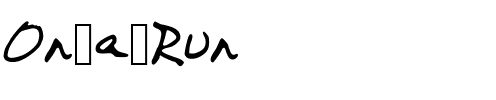 On_a_Run Medium.ttf