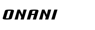 Onani Regular.ttf