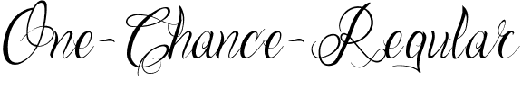 One Chance Regular.ttf
