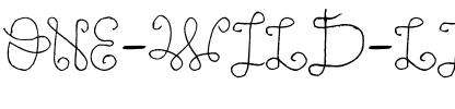 One Wild Line Regular.ttf