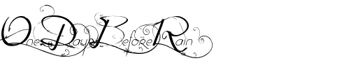 OneDayBeforeRain Regular.ttf