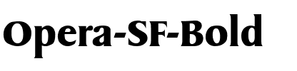 Opera SF Bold.ttf