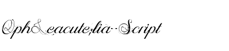 Ophélia Script Italic.ttf