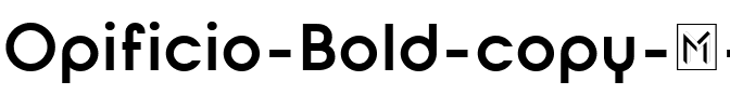 Opificio Bold.ttf
