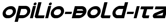 Opilio Bold Italic Bold Italic.ttf