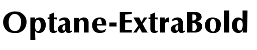 Optane ExtraBold Regular.ttf