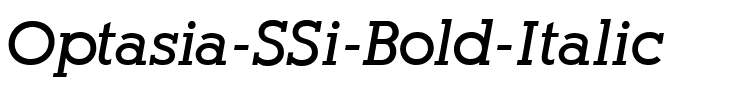 Optasia SSi Bold Italic.ttf
