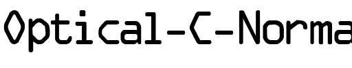 Optical C Normal.ttf