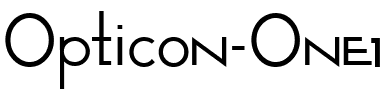 Opticon  One1.ttf