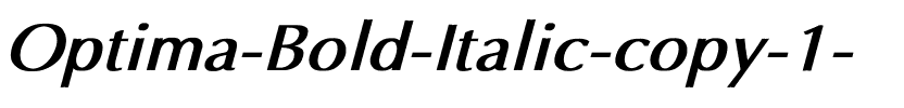 Optima Bold Italic Bold Italic.ttf
