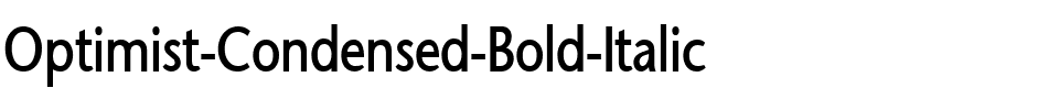 Optimist-Condensed Bold Italic.ttf