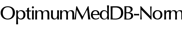 OptimumMedDB Normal.ttf