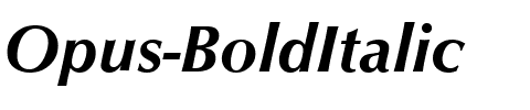 Opus BoldItalic.ttf