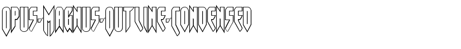 Opus Magnus Outline Condensed Condensed.ttf