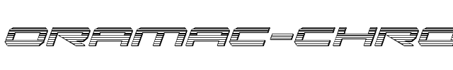 Oramac Chrome Italic Italic.ttf