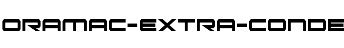 Oramac Extra-Condensed Extra-Condensed.ttf