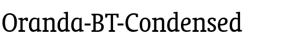 Oranda Cn BT Condensed.ttf